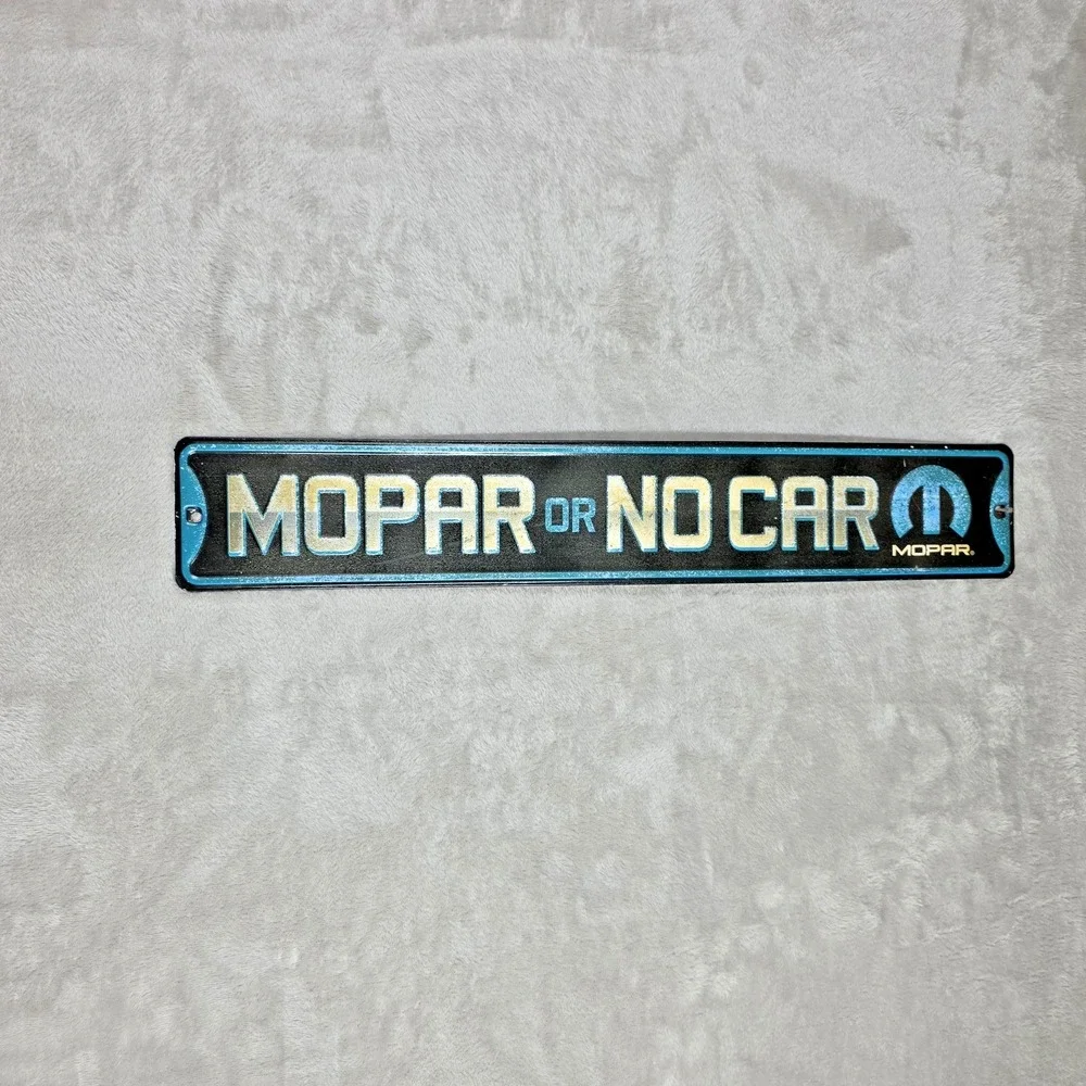 Mopar Or No Car Sign Metal Sign Garage Man Cave Art